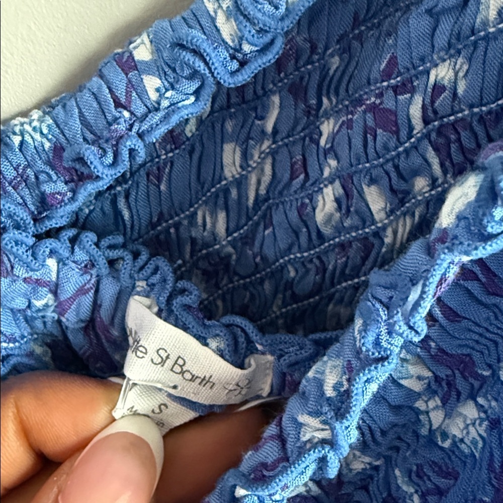 Poupette St Barth Soledad Maxi Dress in Royal Cerise Small - Picture 8 of 11